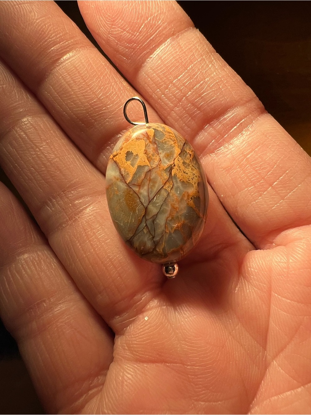 Brand new super cool Jasper Pendant read more in photos